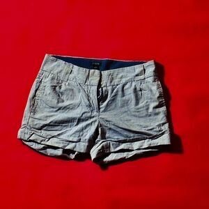 J.Crew Chambray Striped Railroad Shorts